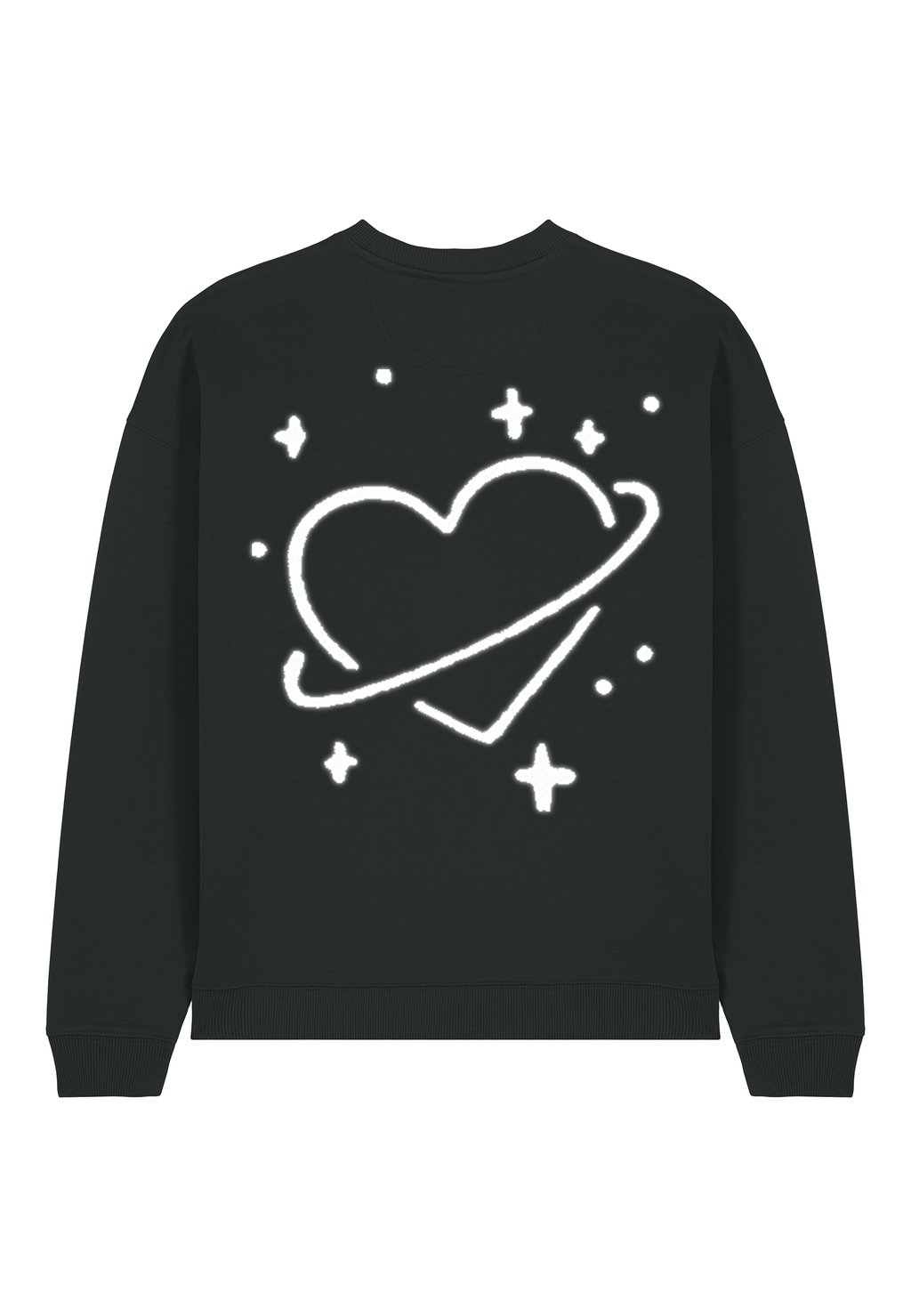 

Толстовка SATURN BACK PRINT UNISEX HEAVYWEIGHT Mira Paris, черный