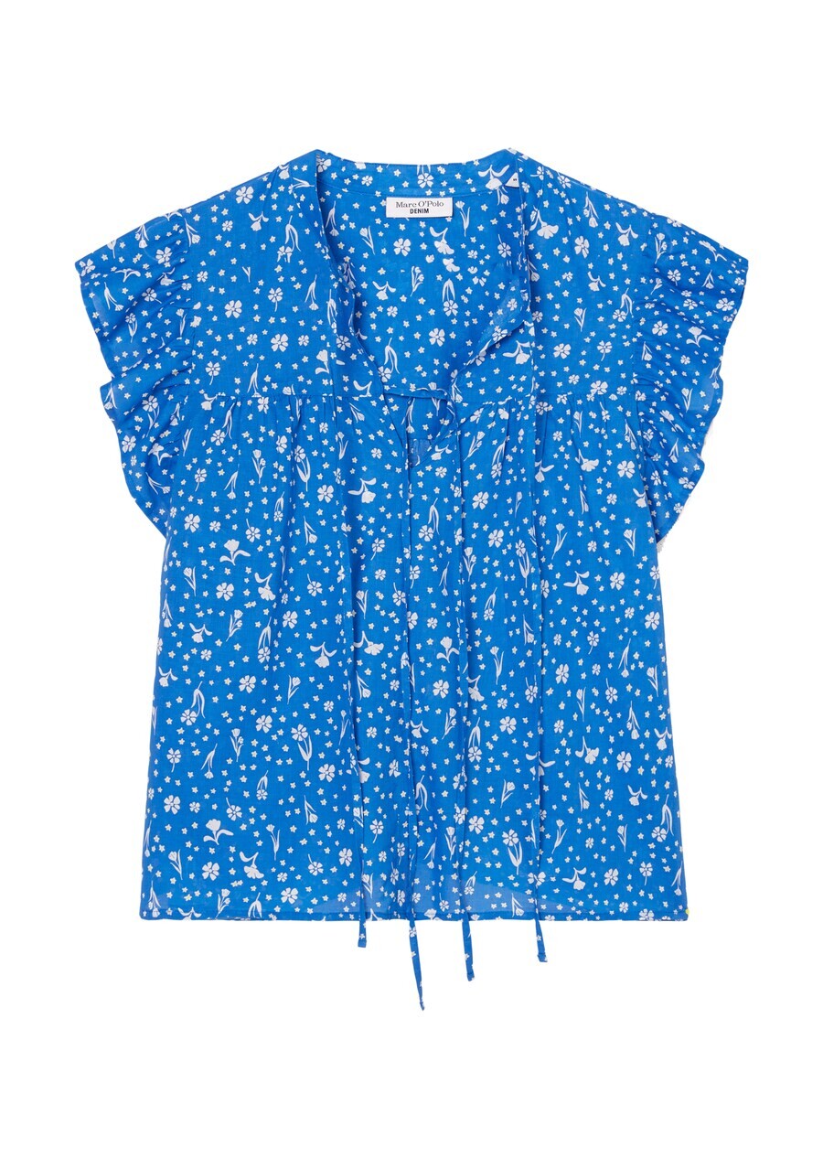 

Блузка с коротким рукавом Marc O'Polo DENIM Blouse, лазурный