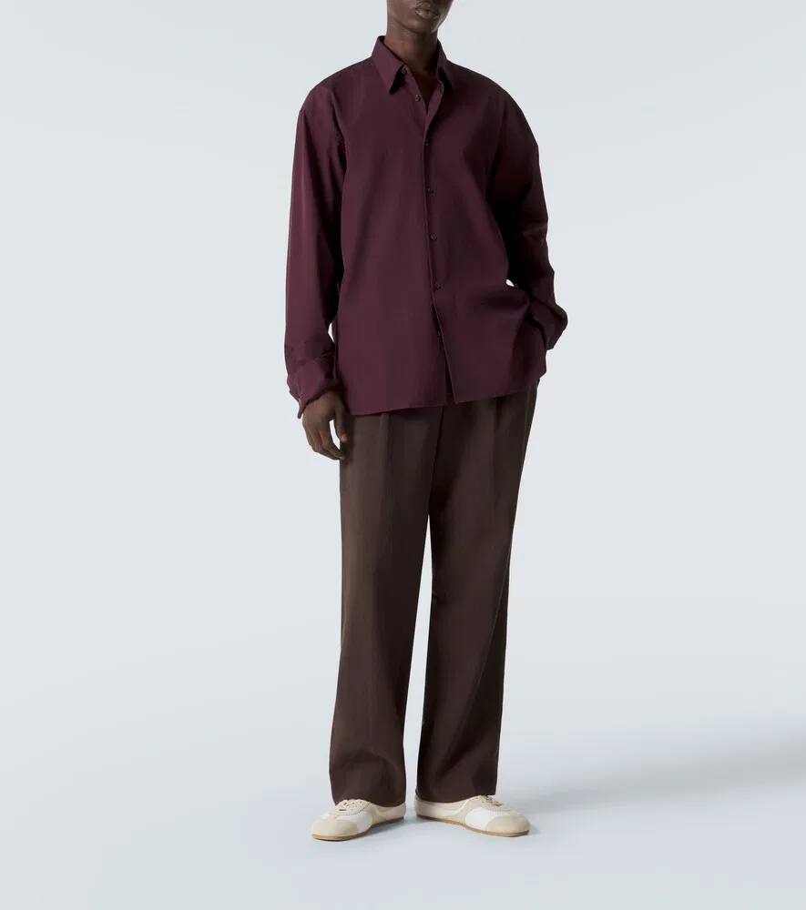 Кожаные кроссовки Dries Van Noten, белый — фото 2