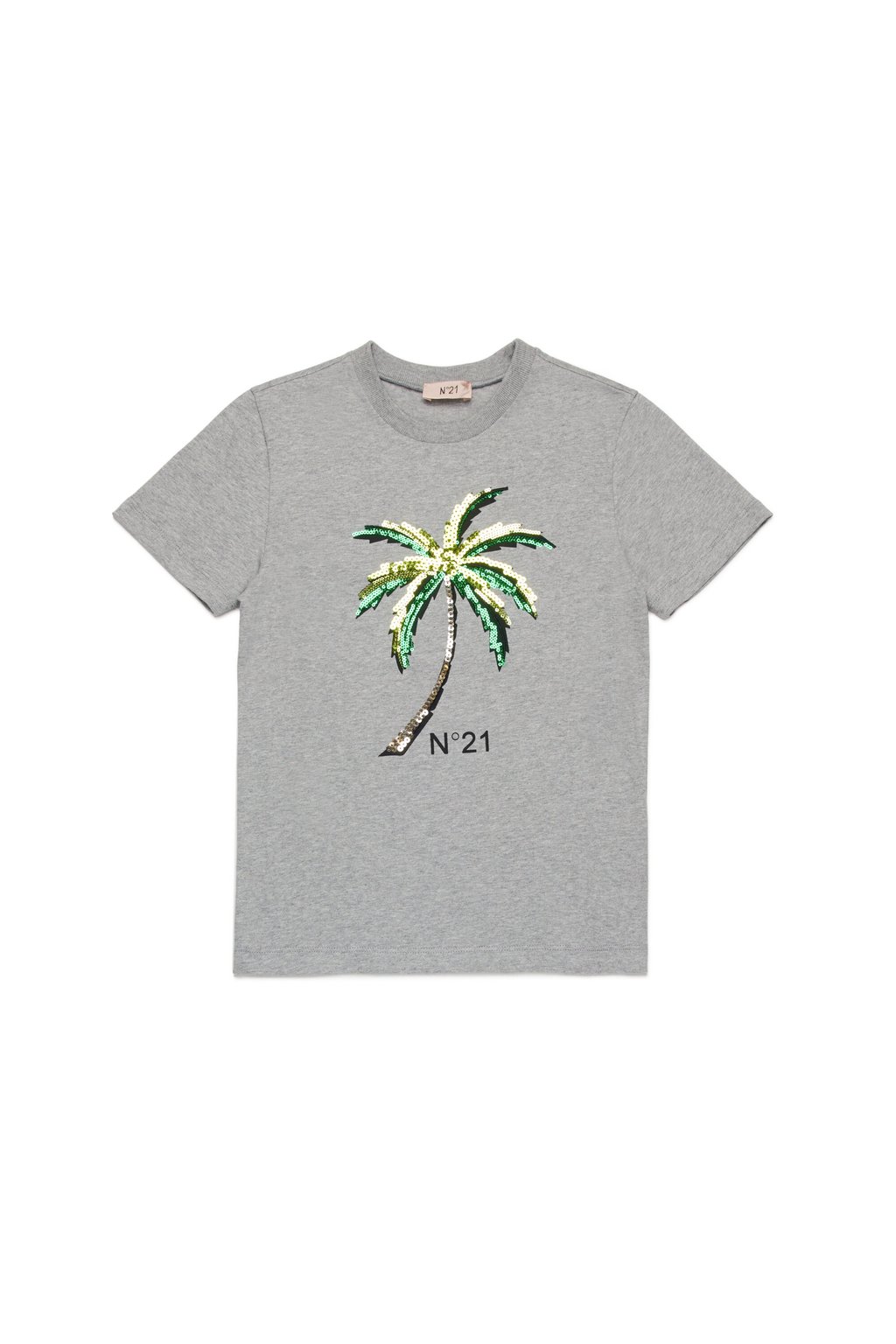 

Футболка с принтом UNISEX N°21, серый