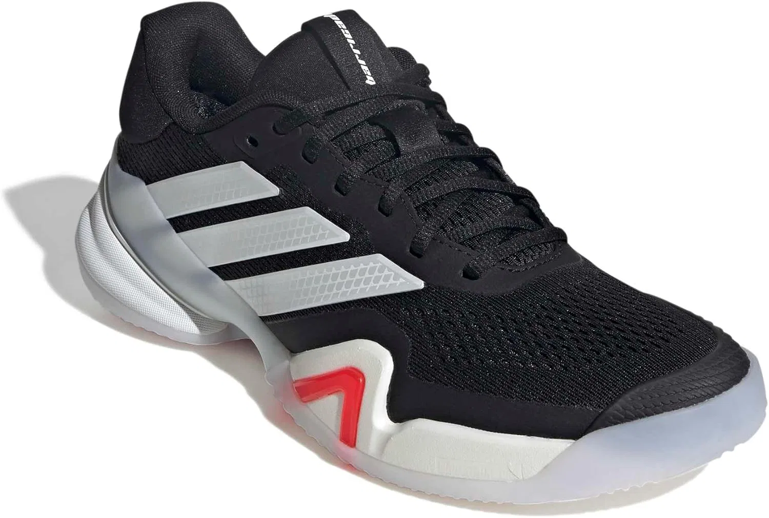 Кроссовки теннисные adidas Barricade 14 Clay, Black/Zero Metallic/Lucid Red — фото 4