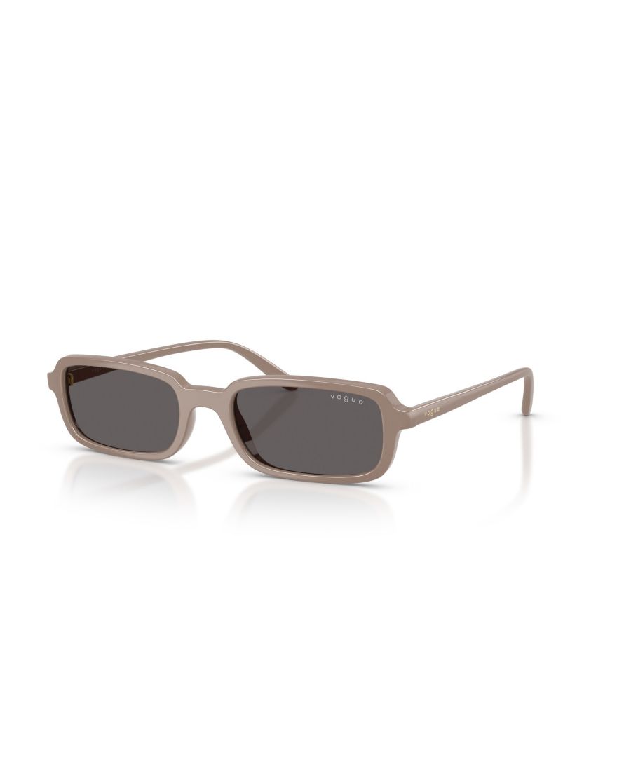 

Женские прямоугольные солнцезащитные очки, VO5666S Vogue Eyewear, Full Dark Beige
