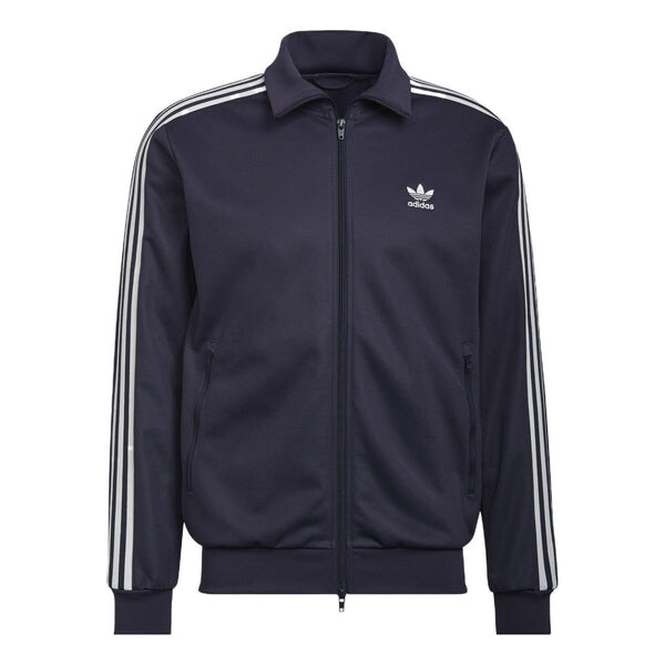 

Куртка Men's adidas originals Stripe Printing Stand Collar Sports Jacket Dark Grey Navy Blue, мультиколор