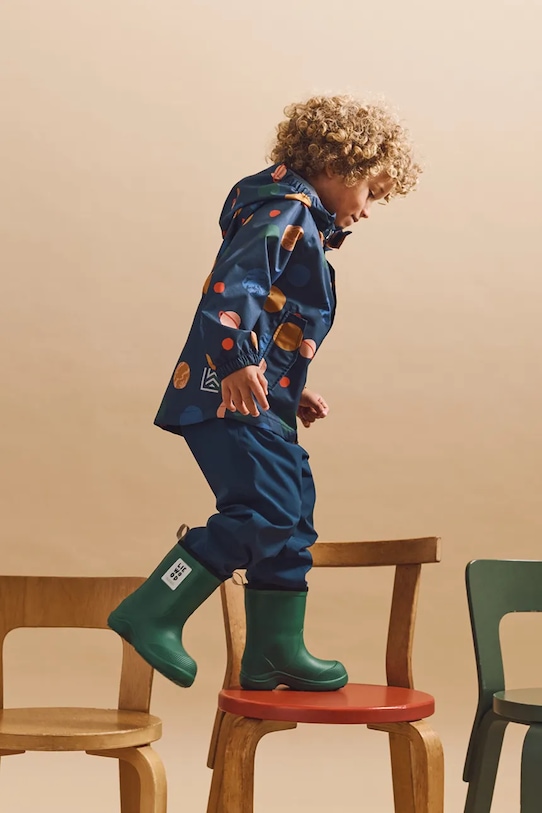 

Детский комплект куртка и брюки Pedia Rainwear Set Liewood, темно-синий