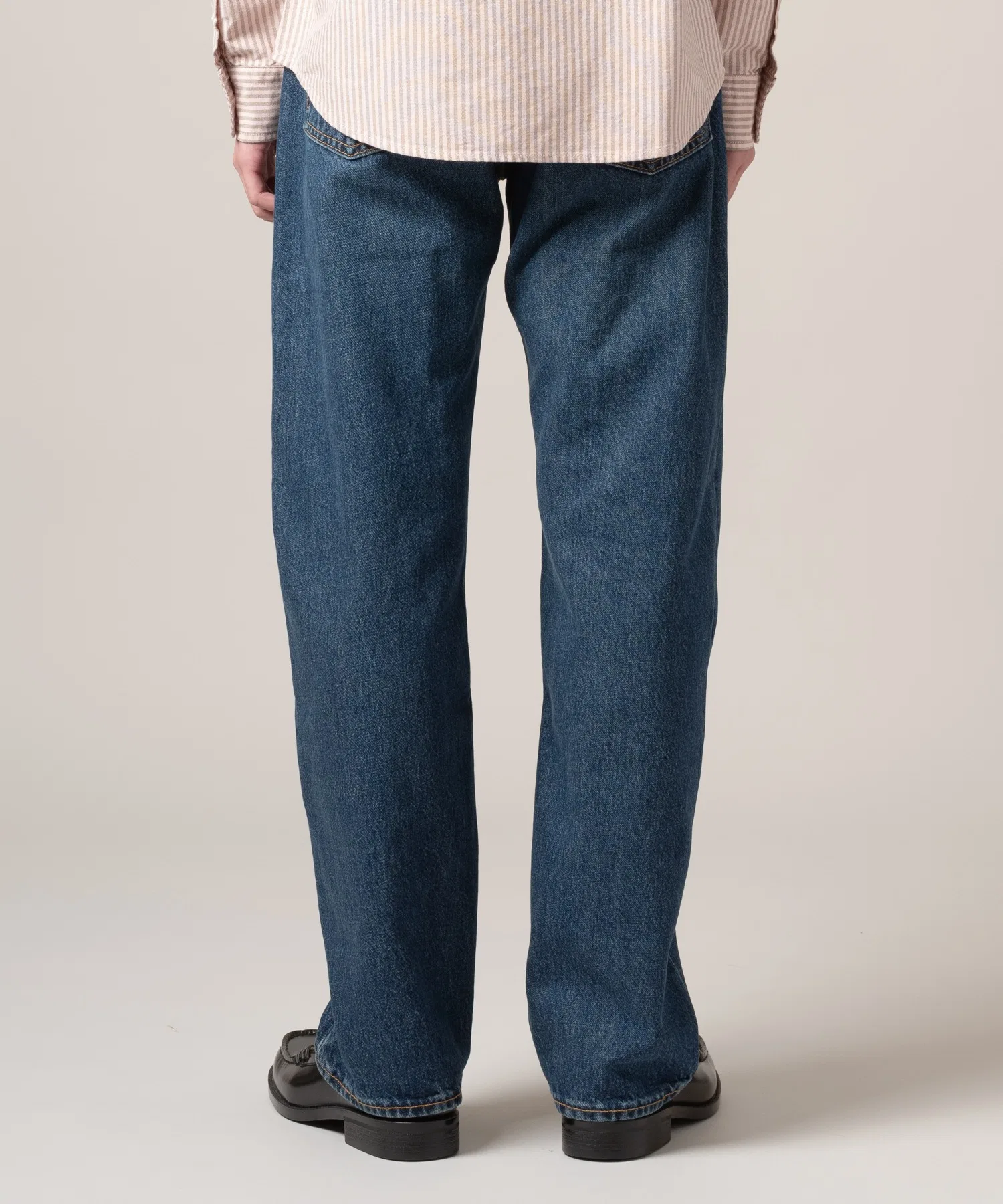 Джинсы Levi's 555™ Relaxed Straight, темно-синие. — фото 3