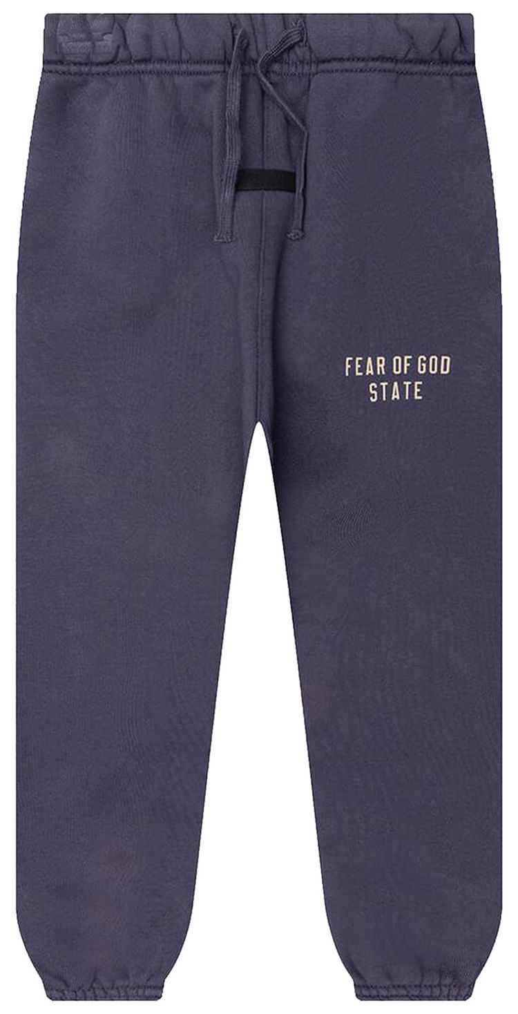 

Детские спортивные штаны из плотного флиса Fear of God Essentials, синий
