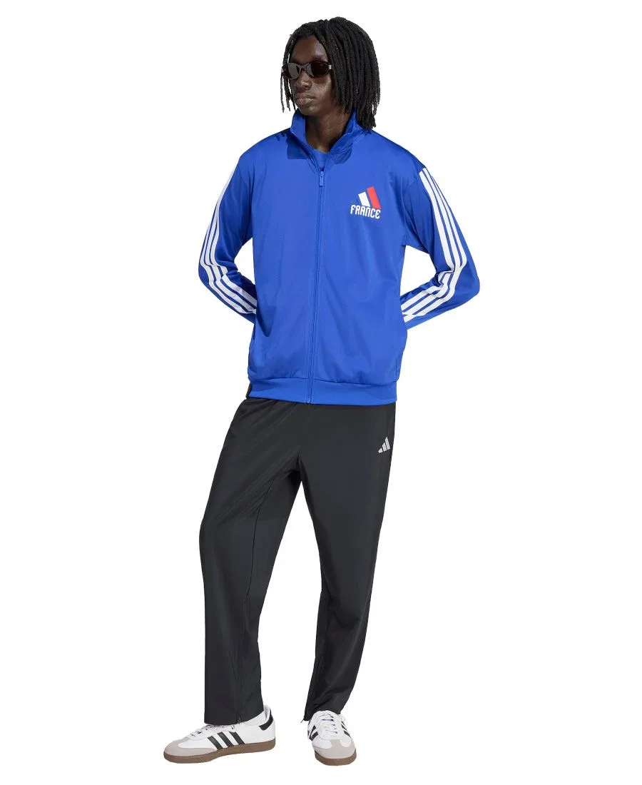 Мужская спортивная куртка FIFA Чемпионата мира по футболу во Франции Adidas, синий — фото 2