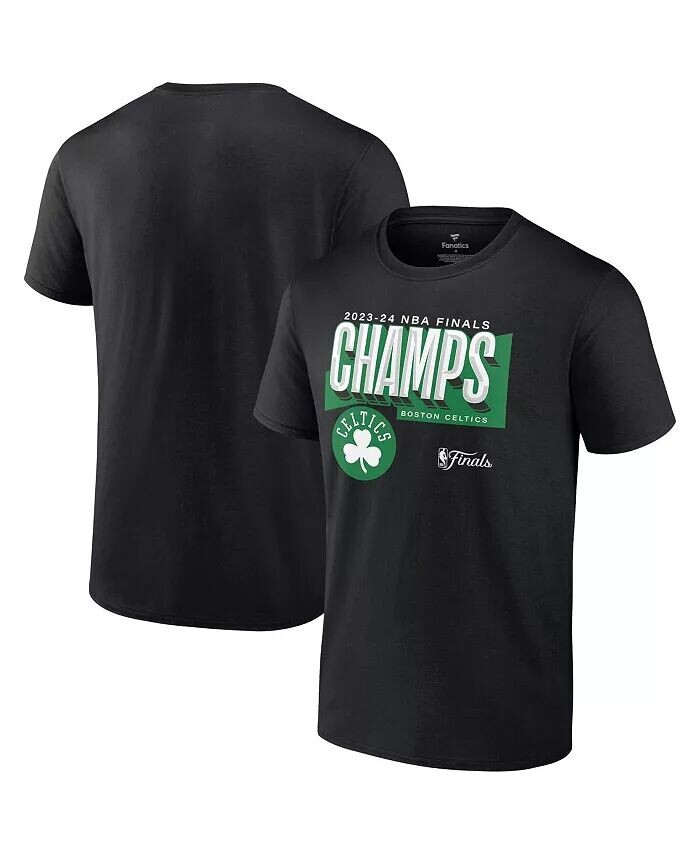 

Футболка мужская черная Boston Celtics 2024 NBA Finals Champions Big Tall Pick Roll Defense Fanatics
