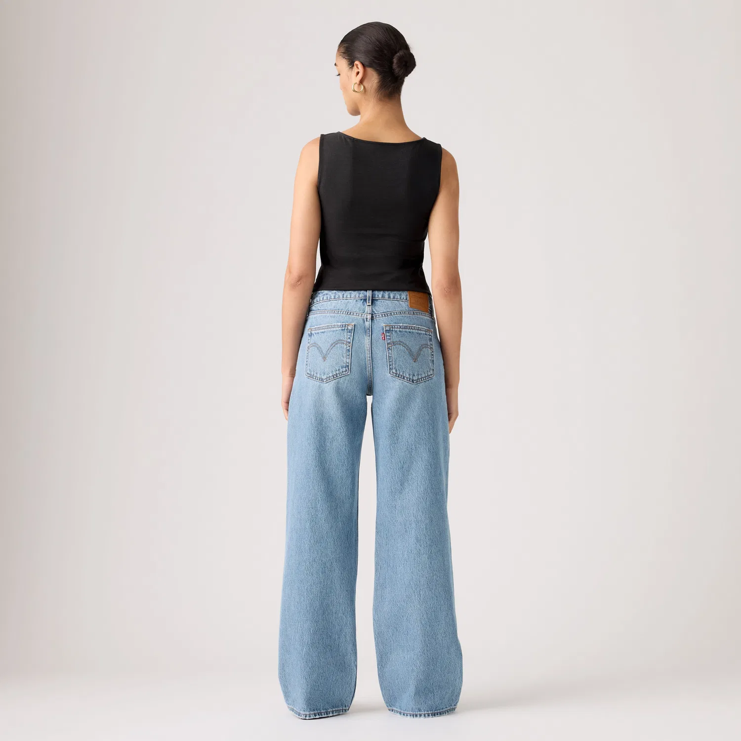 Женские джинсы свободного кроя с низкой посадкой Levi's, Medium Wash — фото 3