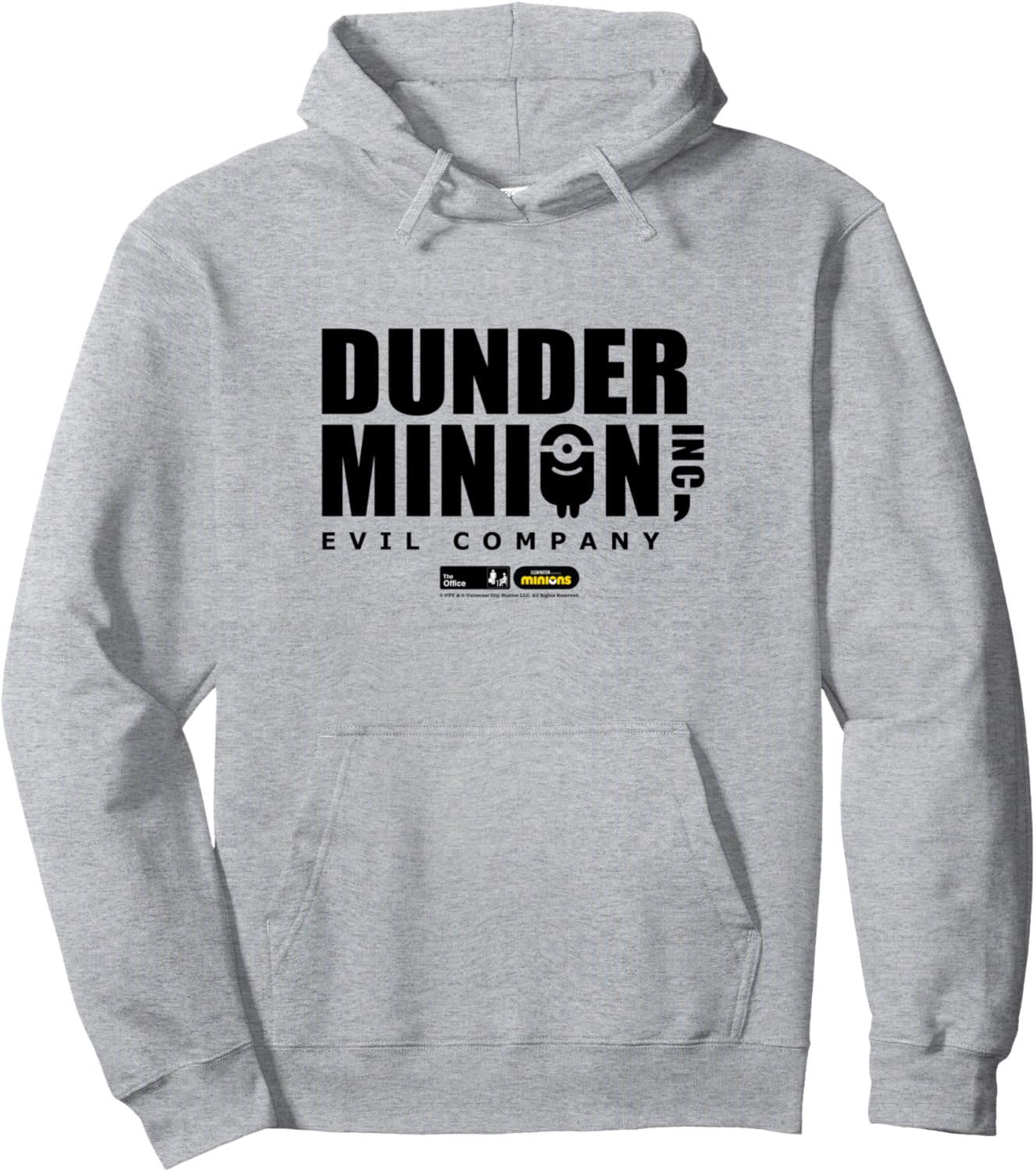 

Худи The Office X Minions Dunder Minions, серая Nbc