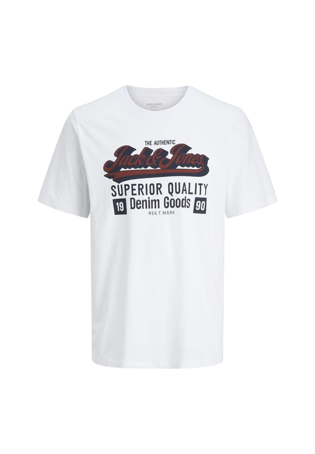 

Футболка с логотипом рубашка с коротким рукавом Jack & Jones, белый