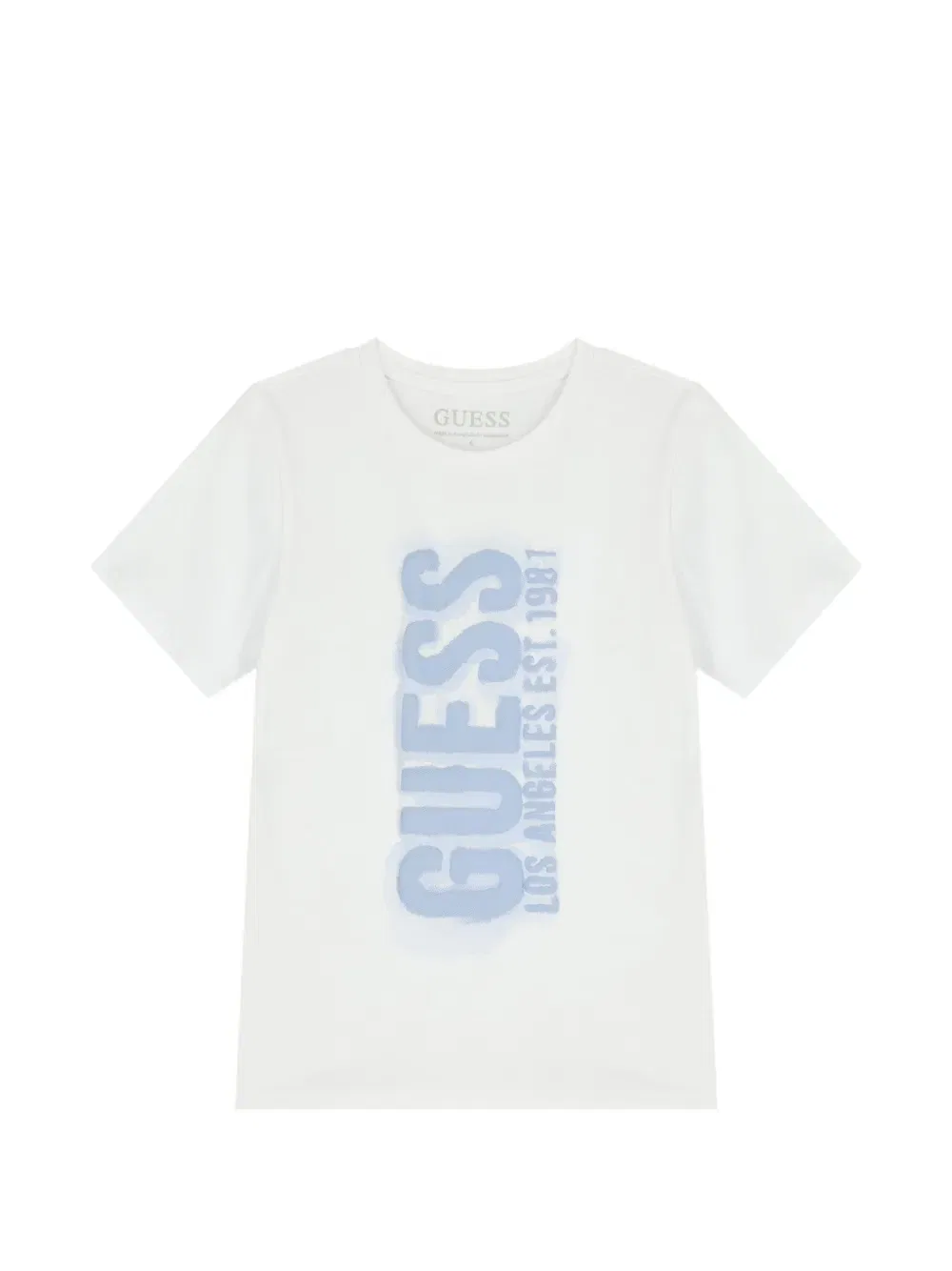 Футболка с коротким рукавом с принтом Guess Kids, белый