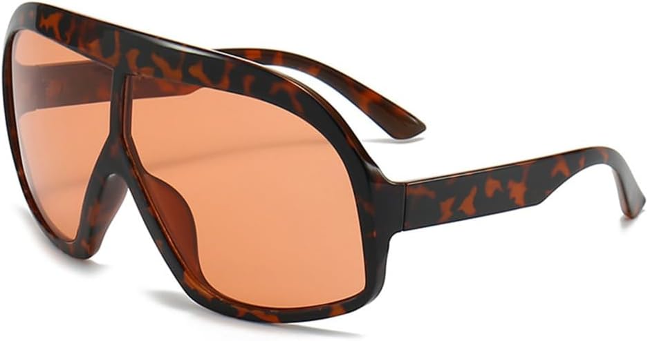 

Винтажные солнцезащитные очки большого размера для женщин в стиле панк, солнцезащитные очки-щитки для мужчин, большие очки в оправе, защита от УФ-излучения UV400 MTZJH, C3