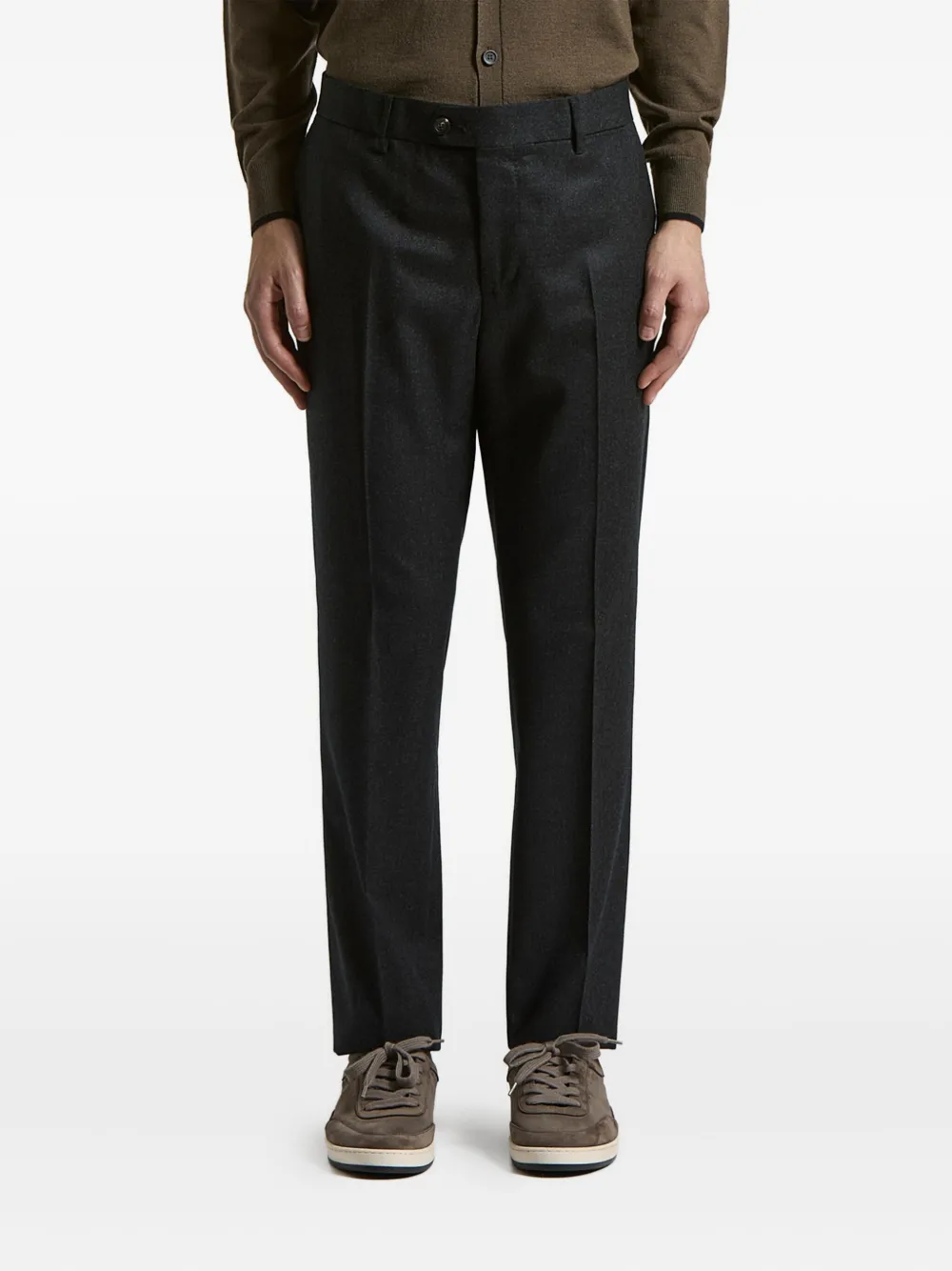 

Брюки на пуговицах Peserico, серый