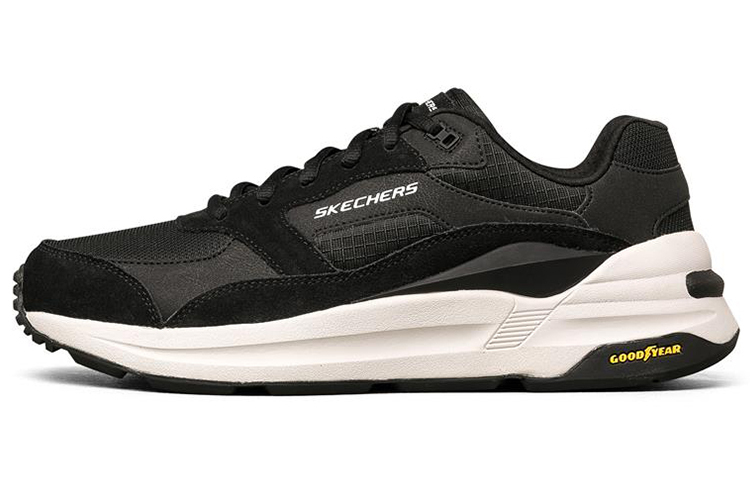

Skechers Глобал Джоггер Лоу Топ Сникерс Блэк Уайт