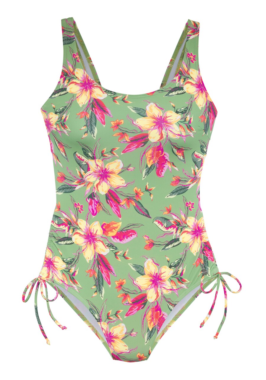 

Купальник без косточек LASCANA Malia, цвет Jade/Light green