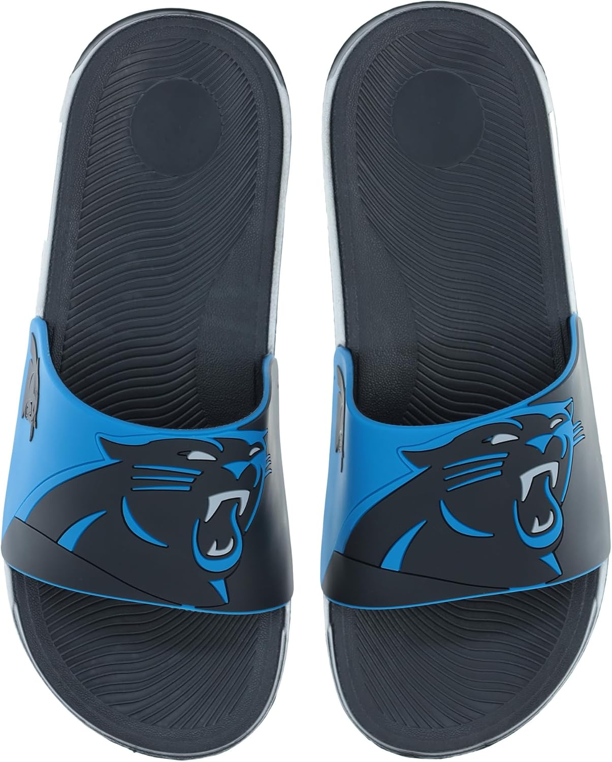 

Мужские сланцы FOCO с крупным логотипом NFL, Carolina Panthers