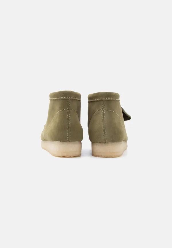 Повседневные кроссовки wallabee на шнуровке Clarks Originals, Green — фото 3