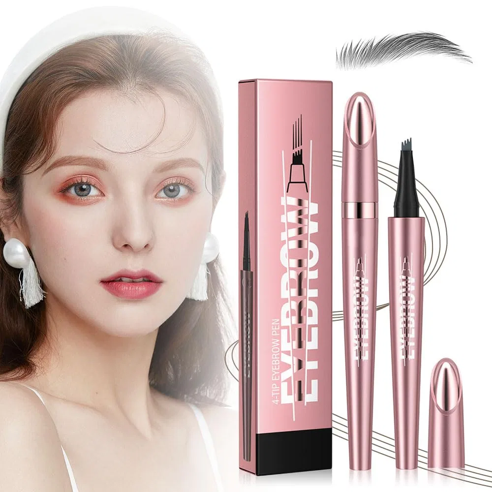 Водостойкий карандаш для бровей 3D Microblading с 4 наконечниками Generisch, Gray