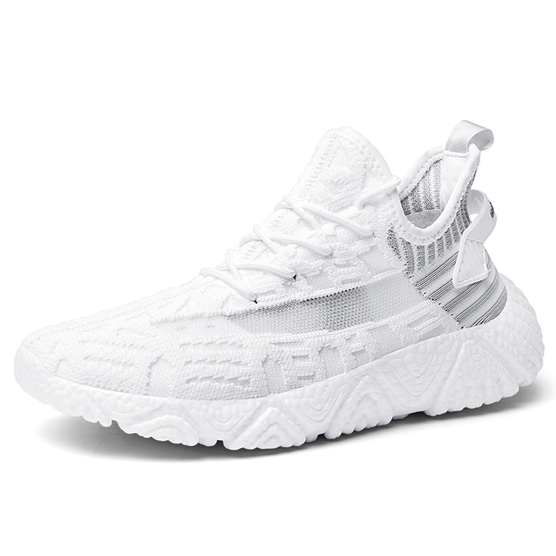 

Низкие повседневные туфли для мужчин с амортизацией, противоскользящие, износостойкие, дышащие VAEL, White