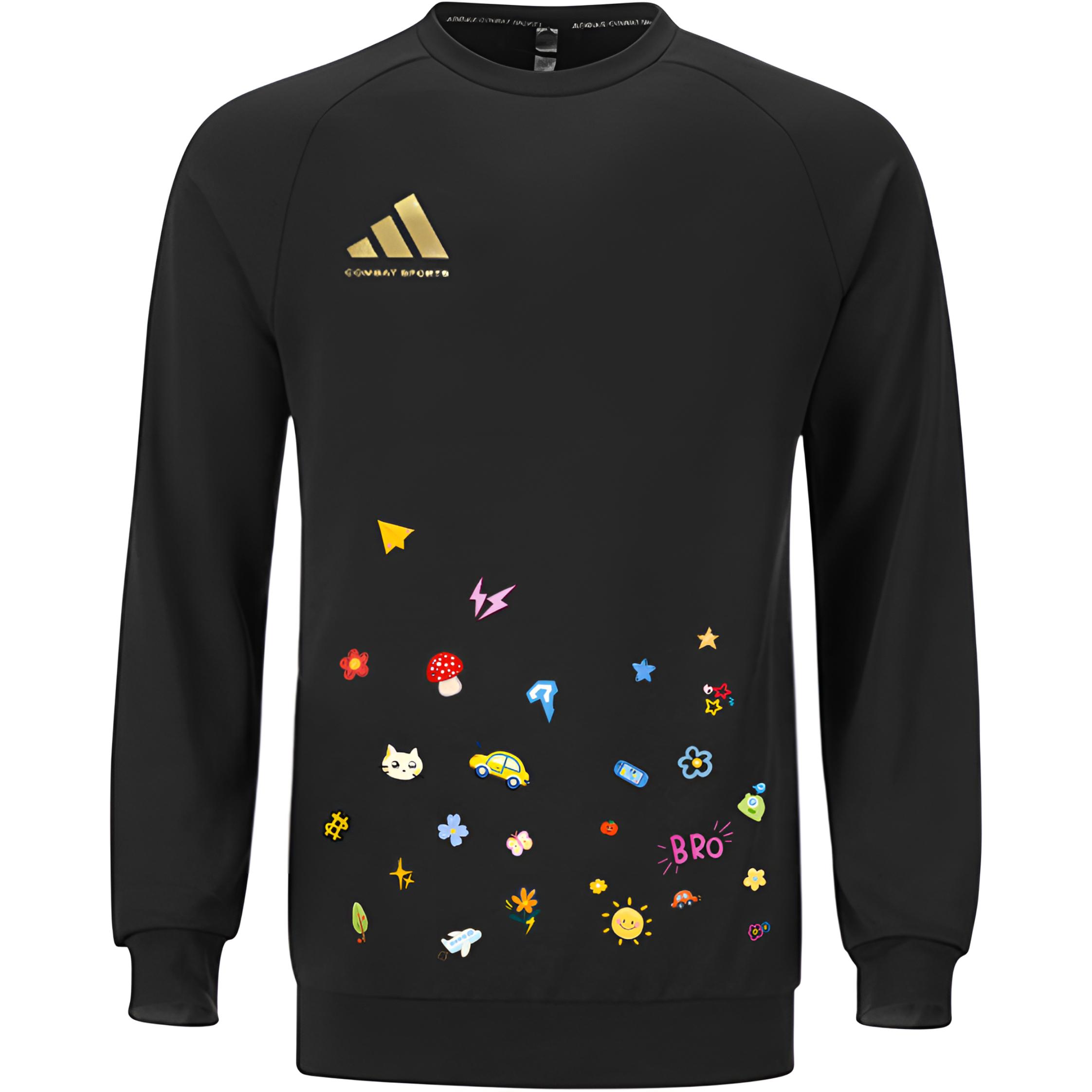 

Повседневный свитшот Unisex Adidas, черный