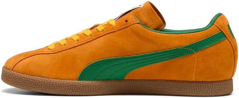 Мужские кроссовки PUMA Brasil на шнуровке для повседневной носки - оранжевые — фото 3