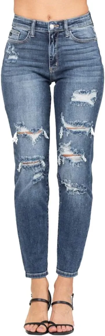 

Джинсы Judy Blue Skinny с эффектом потертостей SADACO