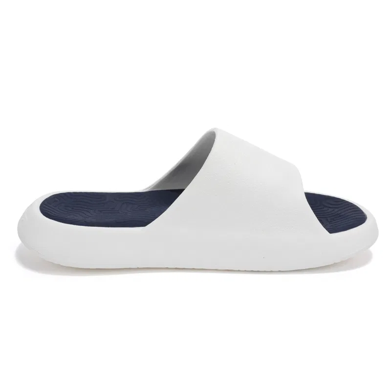 Шлепанцы PEAK Super-Light White/Dark Blue — фото 4