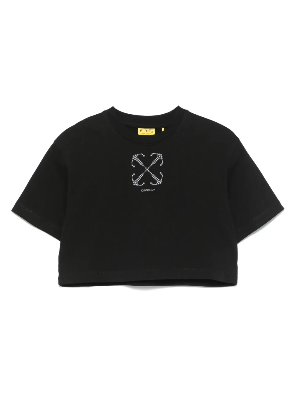 

Футболка с логотипом Arrows OFF-WHITE KIDS, черный