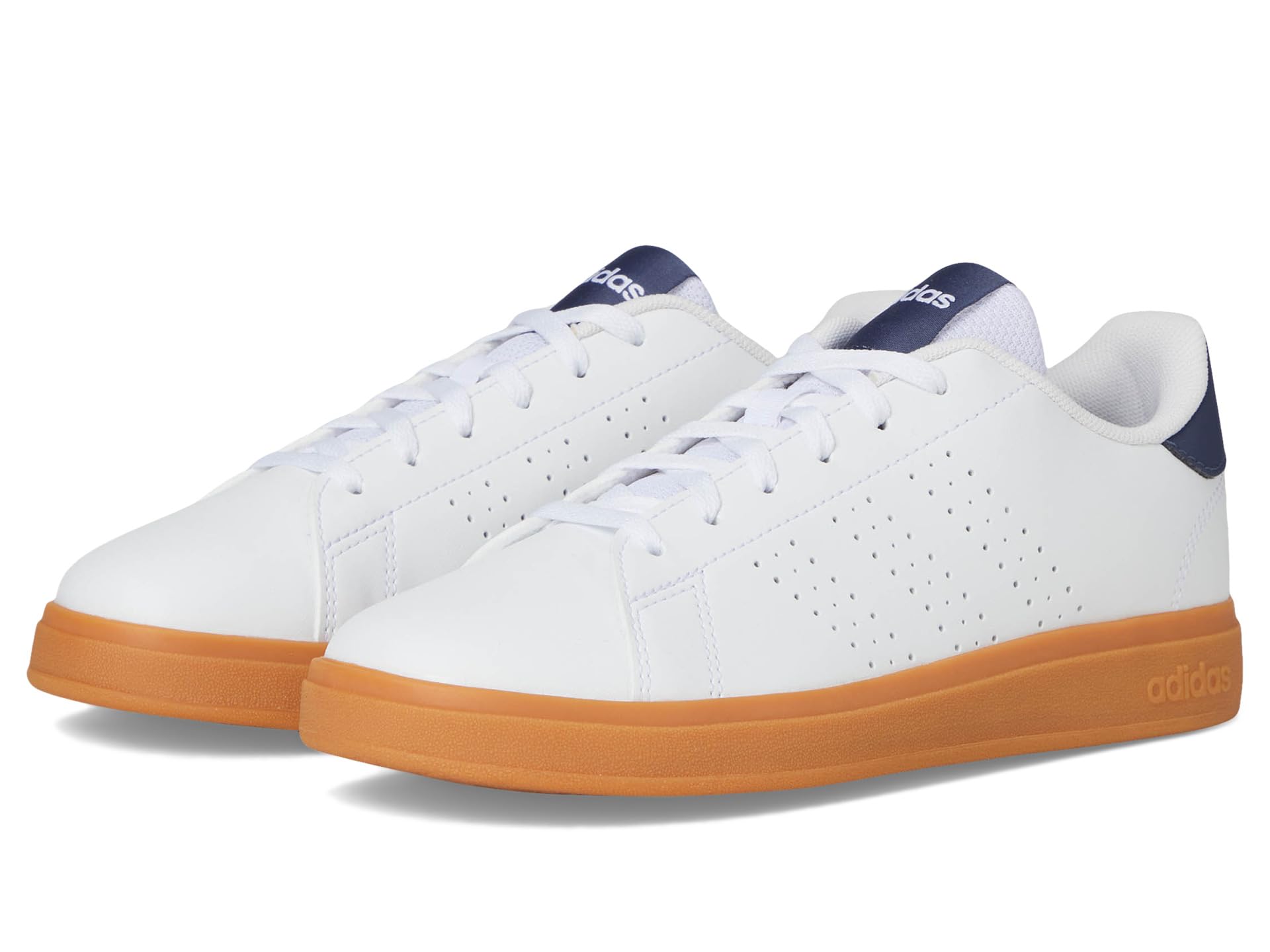 

Кроссовки Adidas Kids Advantage Base 2.0 Sportswear Shoes, White/Shadow Navy/Gum