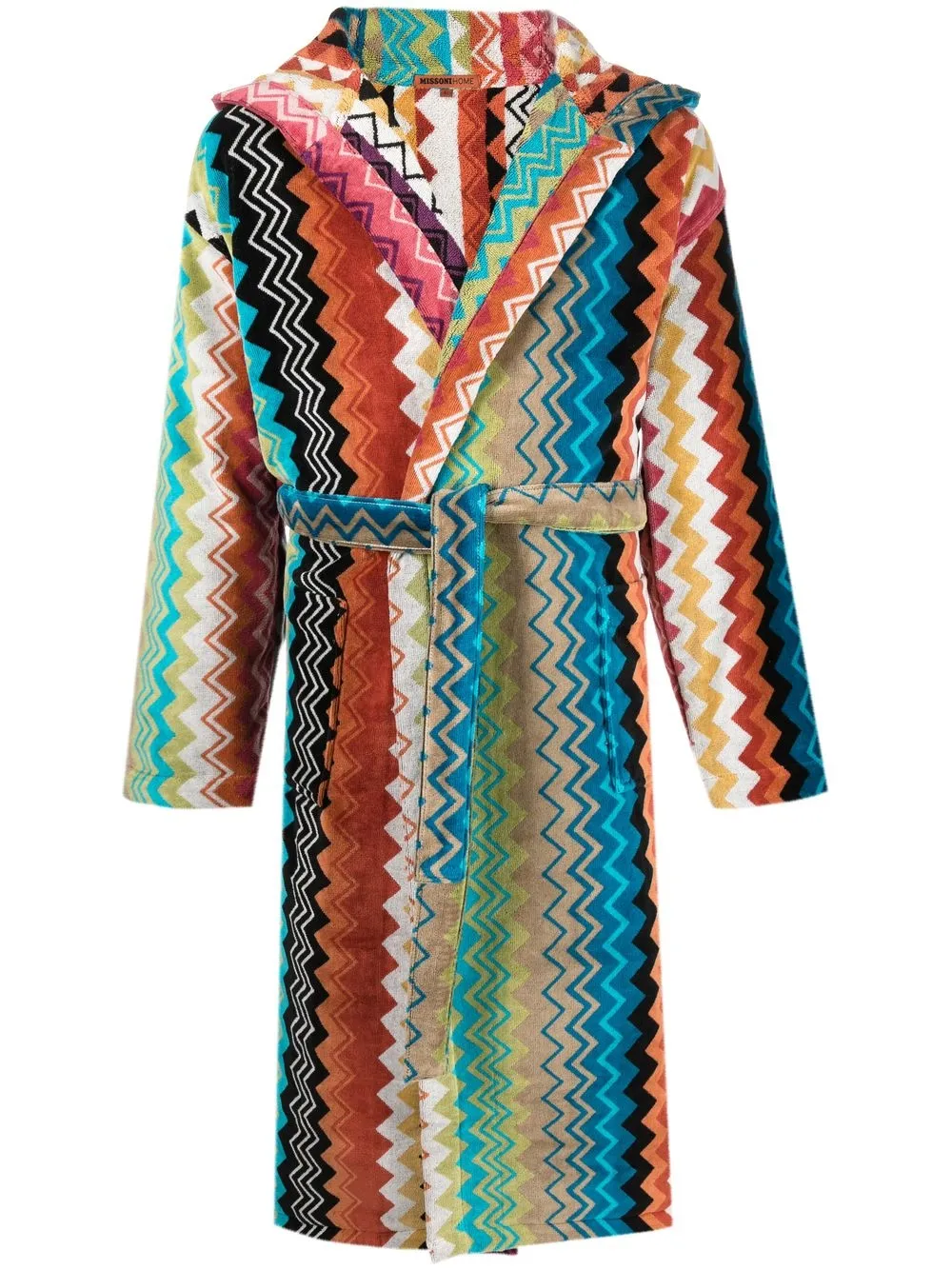 

Халат Giacomo с капюшоном и поясом Missoni Home, синий