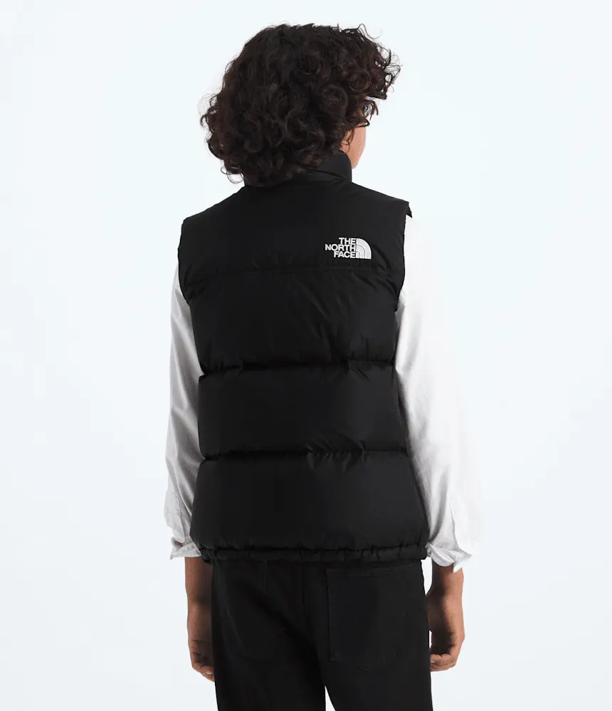 Жилет Nuptse Retro 1996 для мальчиков и девочек The North Face, TNF Black/TNF Black/Recycled down — фото 3