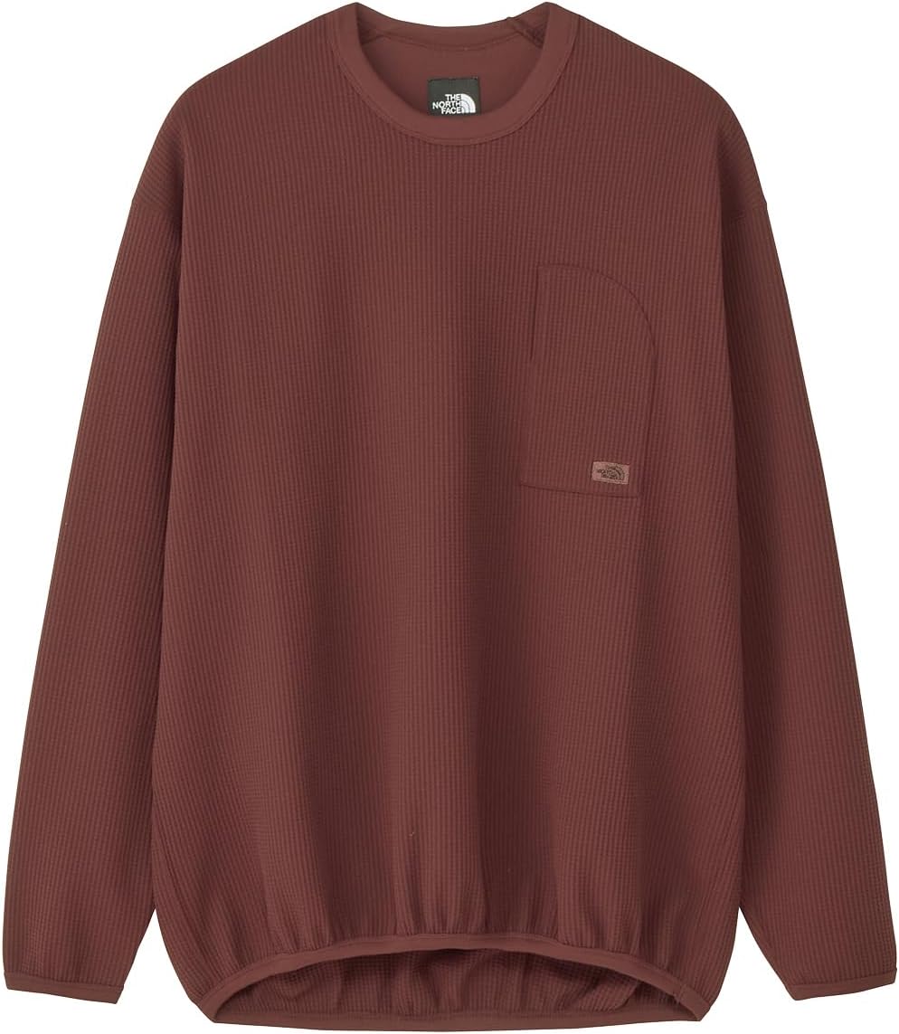 

Футболка с длинными рукавами THE NORTH FACE Enride Waffle Crew, унисекс, для взрослых, красный