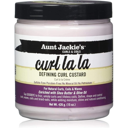 

Curls & Coils Curl La La Defining Curl Custard Cream 426G, Aunt Jackie'S