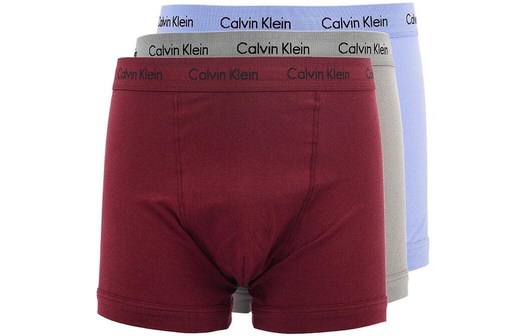 

Мужские трусы Calvin Klein, Упаковка из 3 шт. (красный + серый + небесно-голубой)