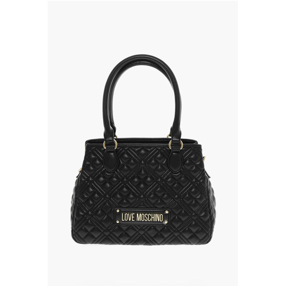 

Черная полиэтиленовая сумка-тоут Moschino, Black