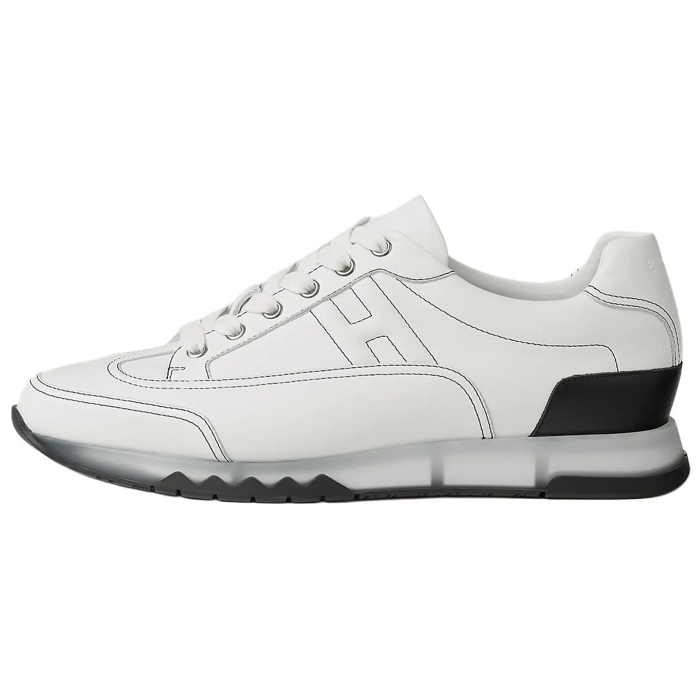 

HERMES Кроссовки Trail Low-Top Casual, белые, мужские