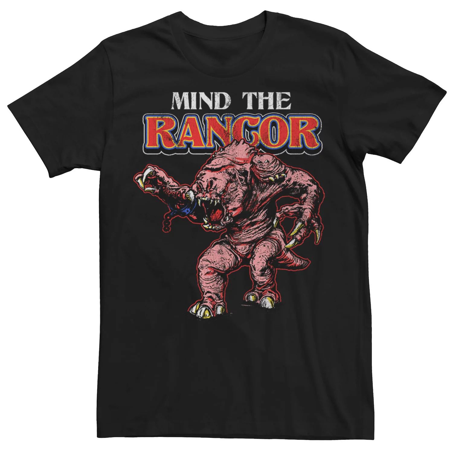 

Мужская футболка с портретом Star Wars Mind The Rancor Licensed Character, черный