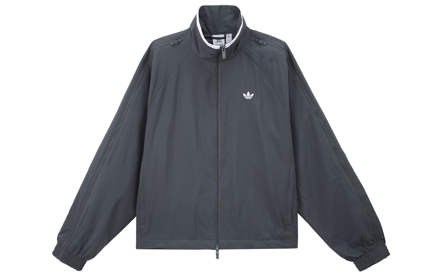 

Adidas Originals Адидас Курка с застежкой-молнией, Dark Gray
