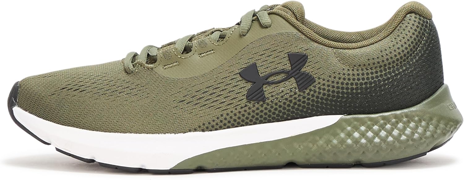 Мужские кроссовки Under Armour Charged Rogue 4, белый/зеленый — фото 2