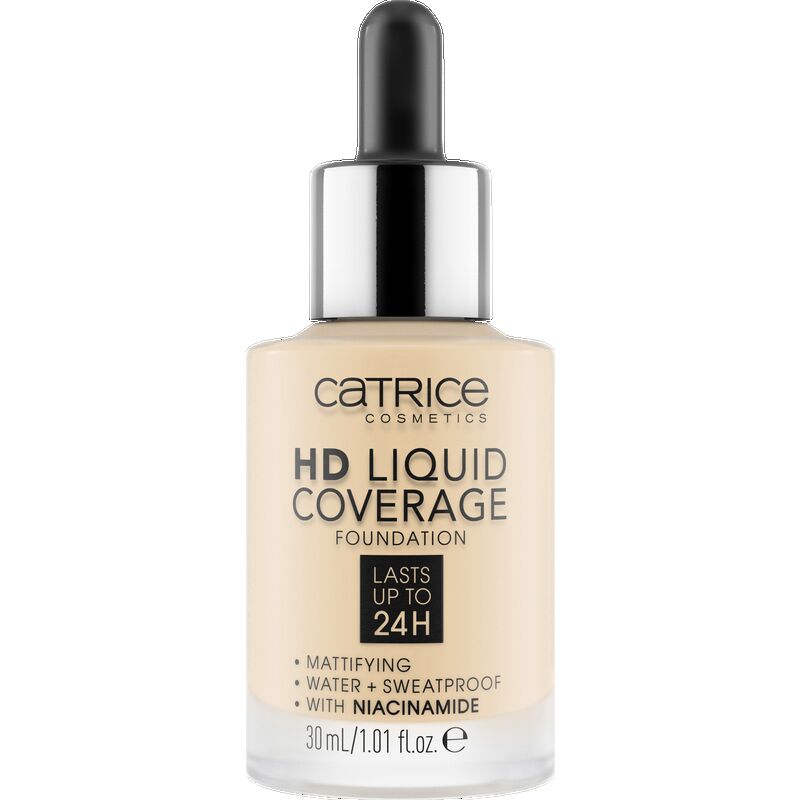 

HD Liquid Coverage Foundation 002 Catrice, 30 ml