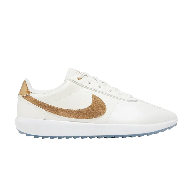Кроссовки Nike Swarovski x Wmns Cortez Golf 'Gold', белый