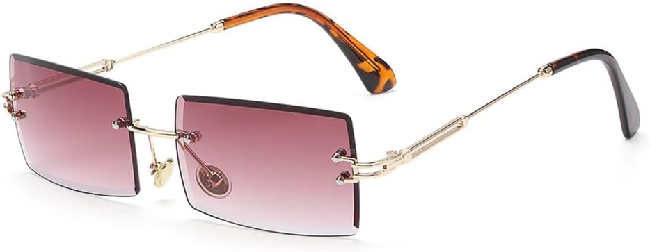 

Солнцезащитные очки UV400 для мужчин и женщин | Безободковая металлическая оправа с градиентным рисунком | Для вождения и занятий спортом на открытом воздухе generic, C01