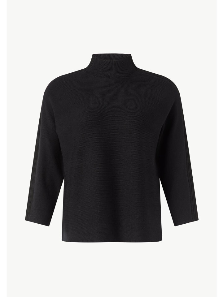 

Пуловер comma Strickpullover langarm, черный
