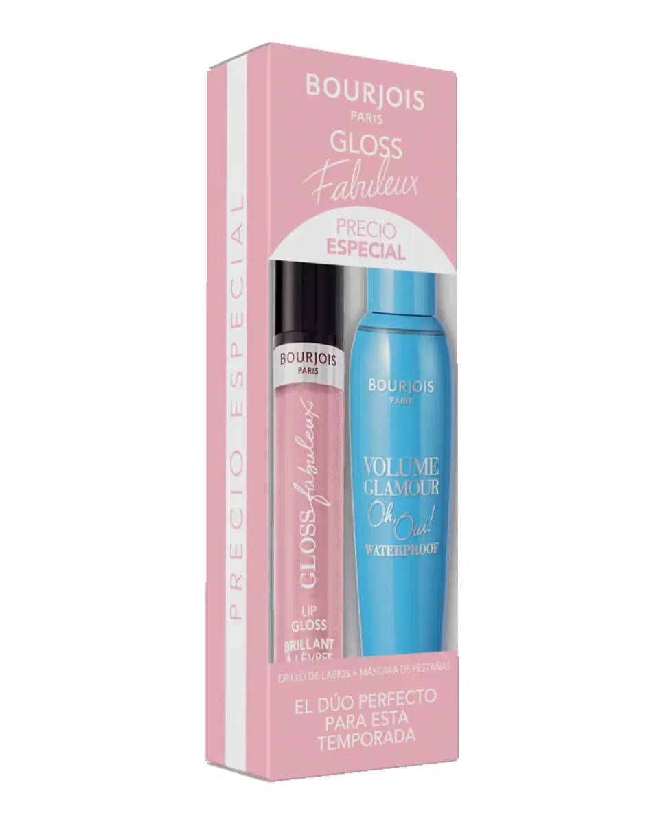 Блеск для губ Gloss Fabuleux Тушь для объема Glamour Водостойкая Bourjois, 3