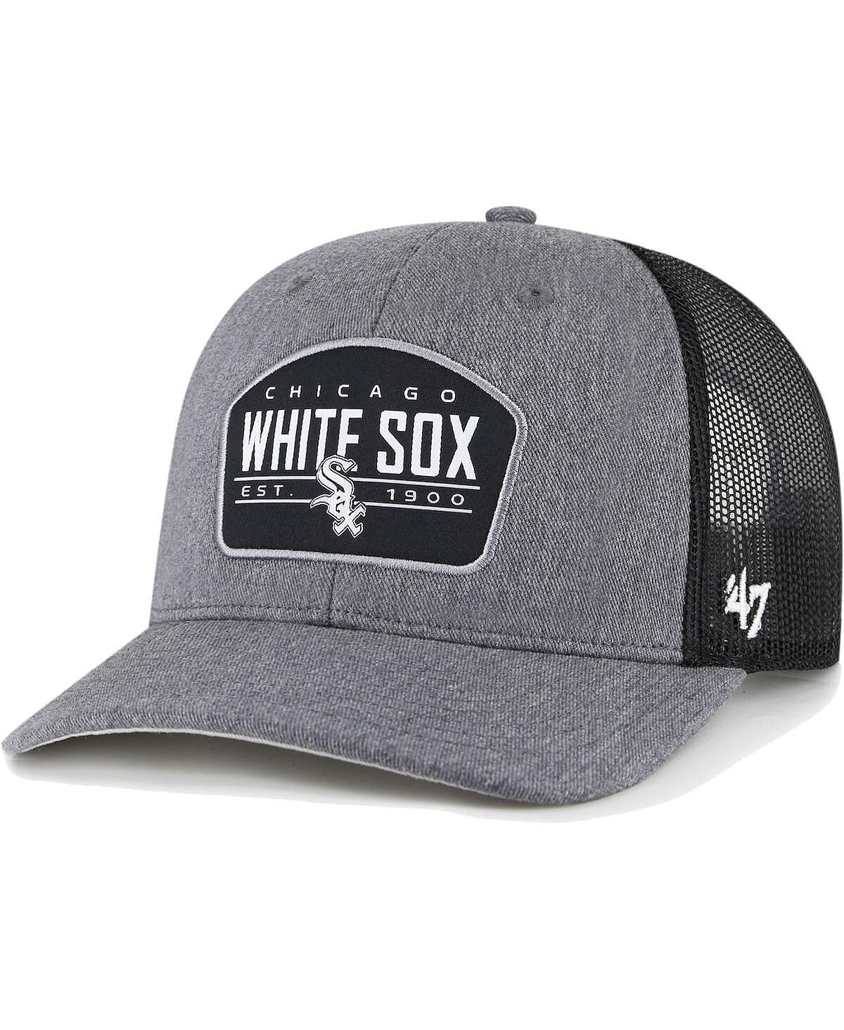

Мужская темно-серая кепка Chicago White Sox Slate Trucker Snapback '47 Brand