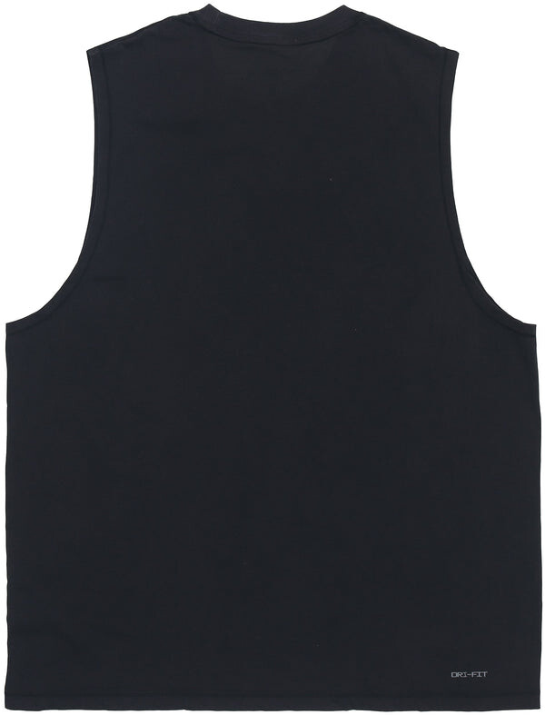Майка Air Jordan Casual Breathable Running Solid Color Sports Basketball Breathable Vest Black, черный — фото 2