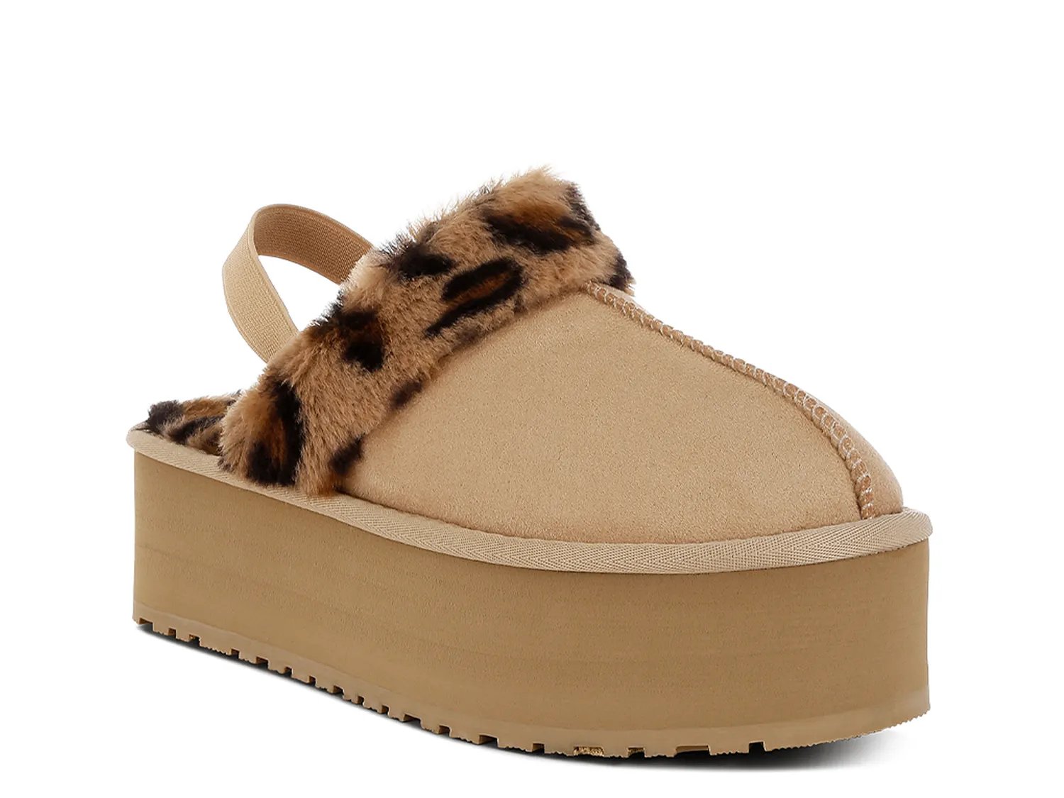 Тапочки London Rag Catriona Slipper, Beige Leopard Print