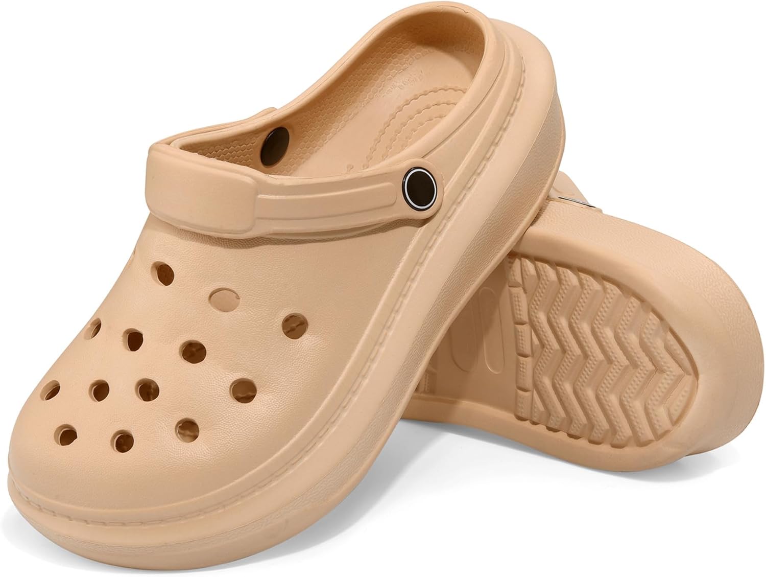 

Женские и мужские сабо VONMAY, дышащие летние пляжные сандалии, регулируемые шлепанцы, садовая обувь, нескользящие, хаки