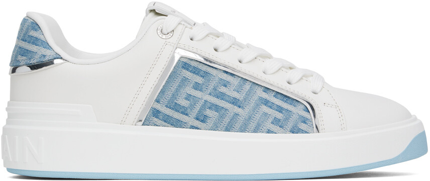 

Белые кроссовки B-Court Balmain